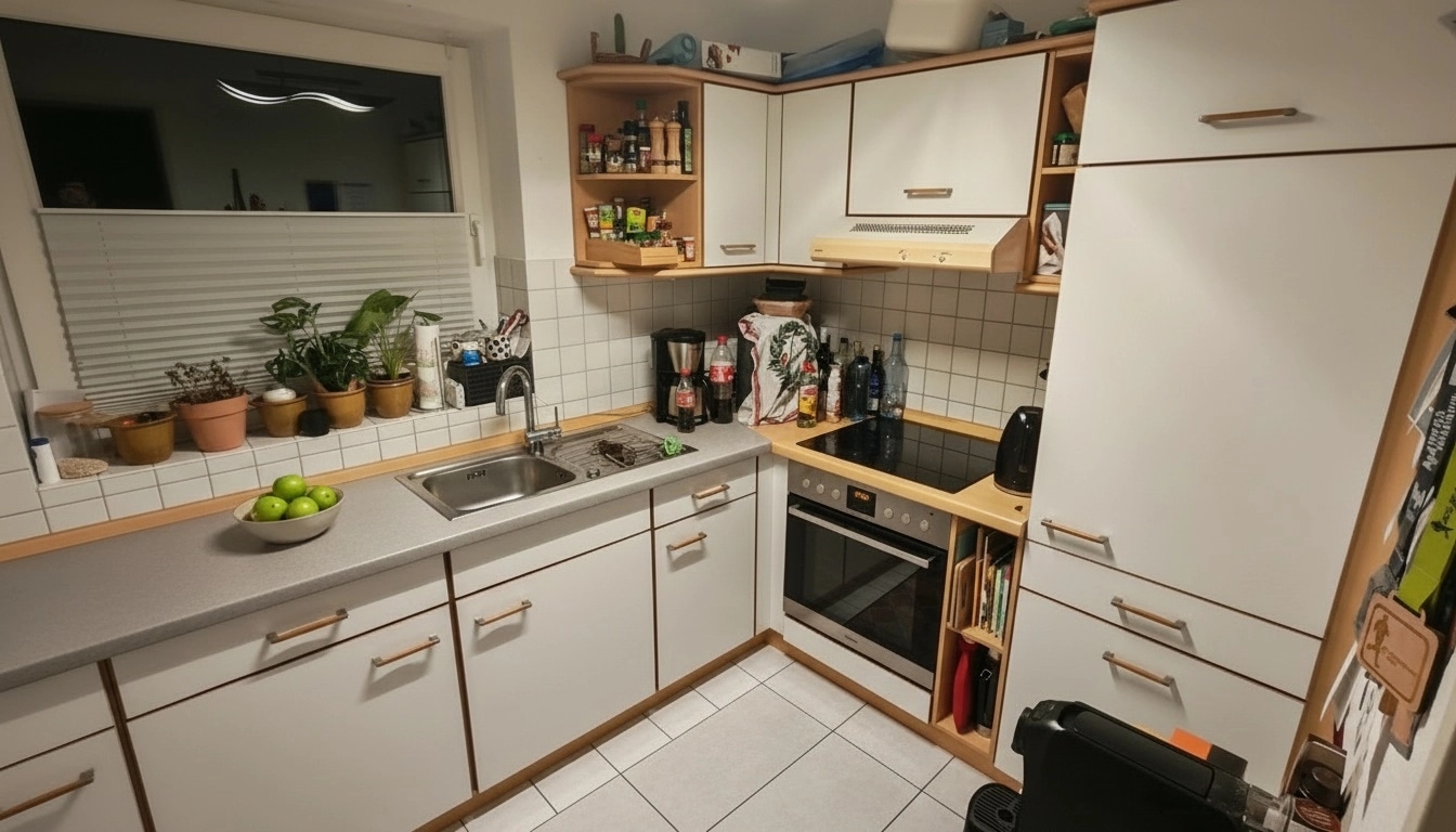 Minimalism Kitchen design — interior photo by GenRoom AI