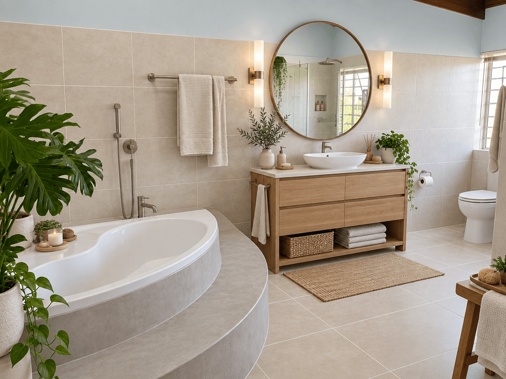 Interior design in Scandinavian style — Bathroom by GenRoom AI