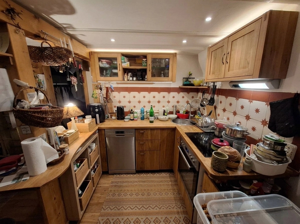 Kitchen interior in no_style style — photo by GenRoom AI
