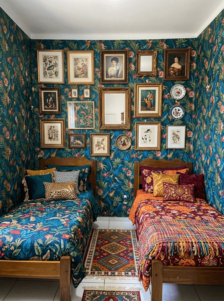Maximalist Bedroom design — interior photo by GenRoom AI