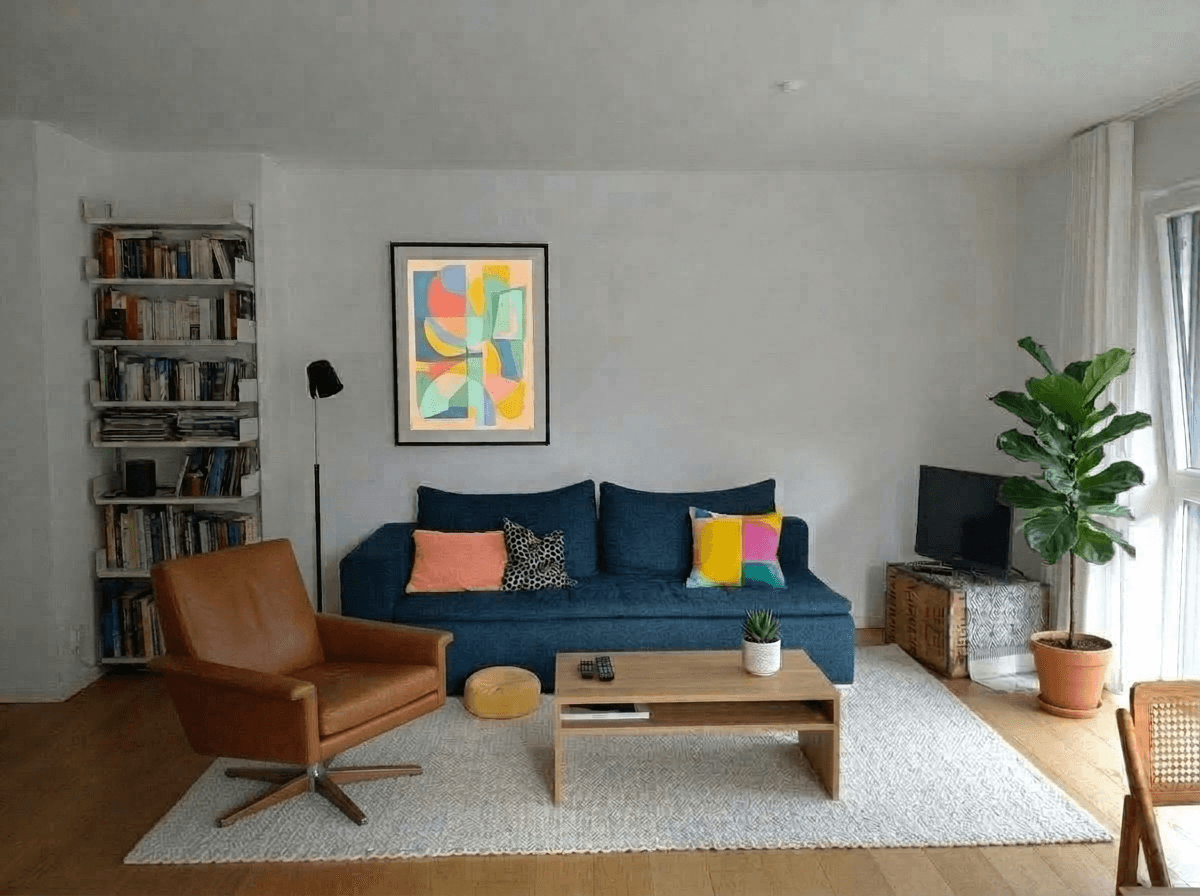 Interior design in Scandinavian style — Living Room by GenRoom AI