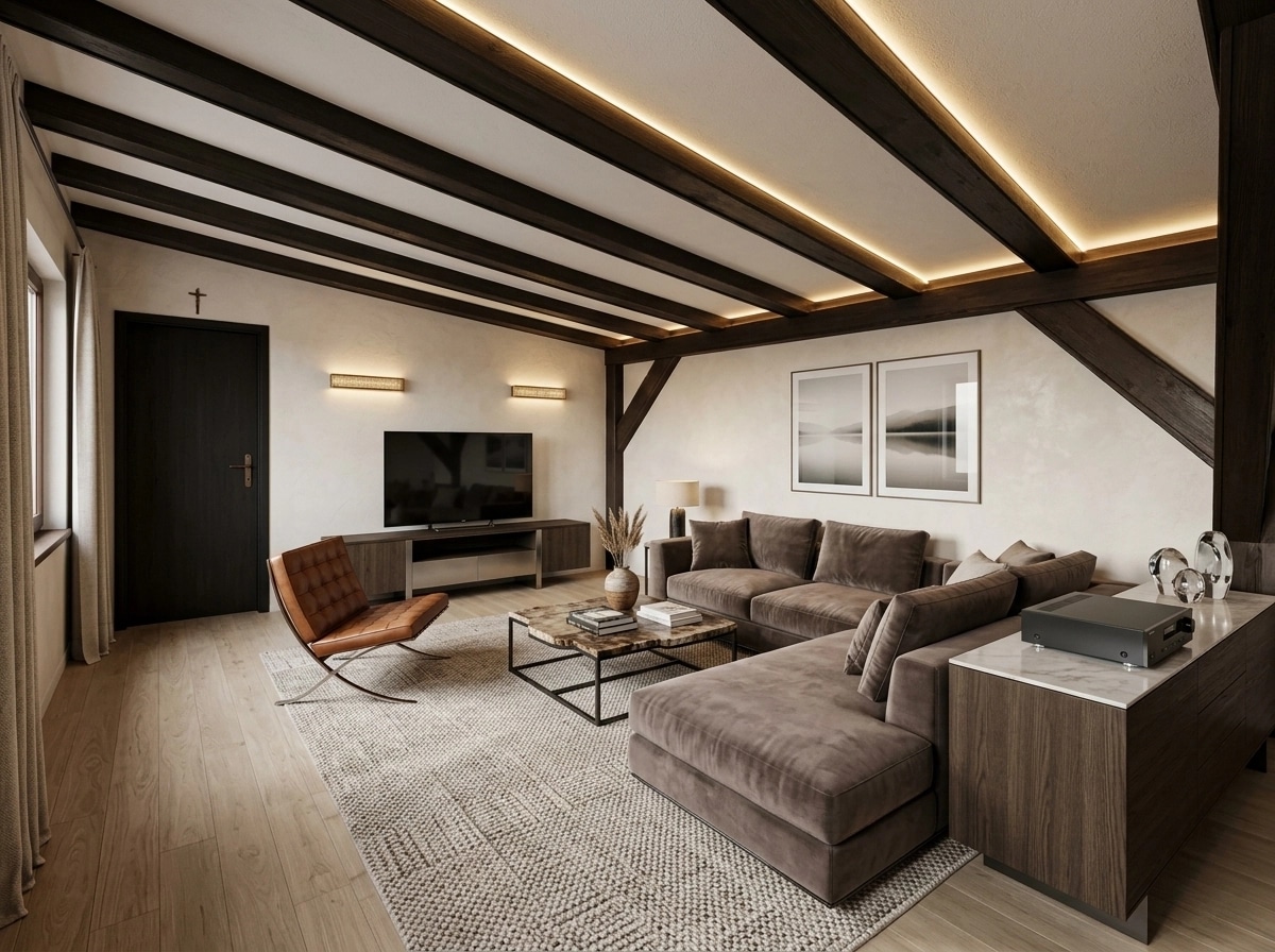 Interior design in Contemporary style — Living Room by GenRoom AI