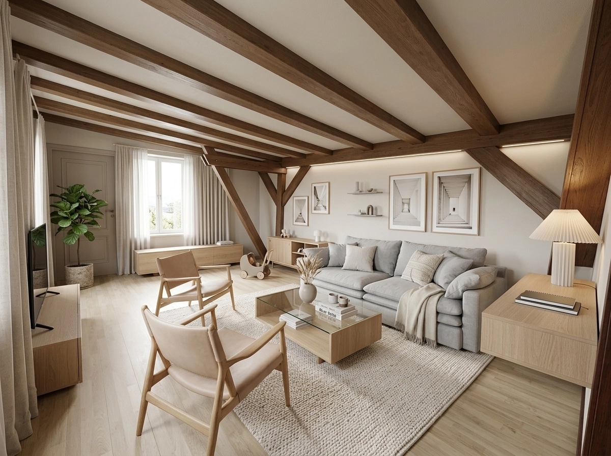 Scandinavian Living Room design — interior photo by GenRoom AI