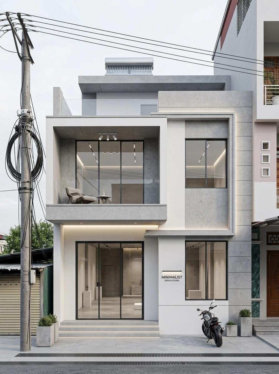 Facade design in Minimalist Facade style — Facade by GenRoom AI