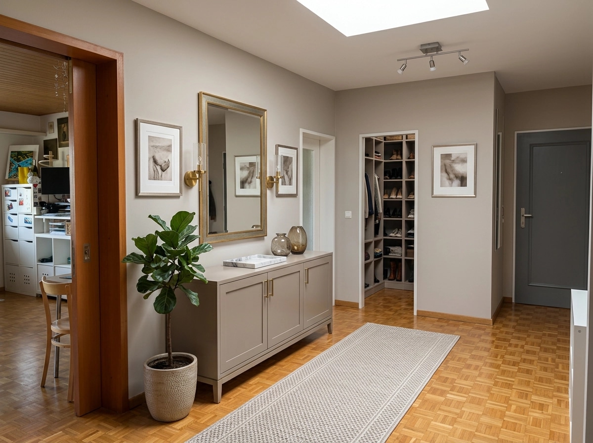 Interior design in Transitional style — Hallway by GenRoom AI