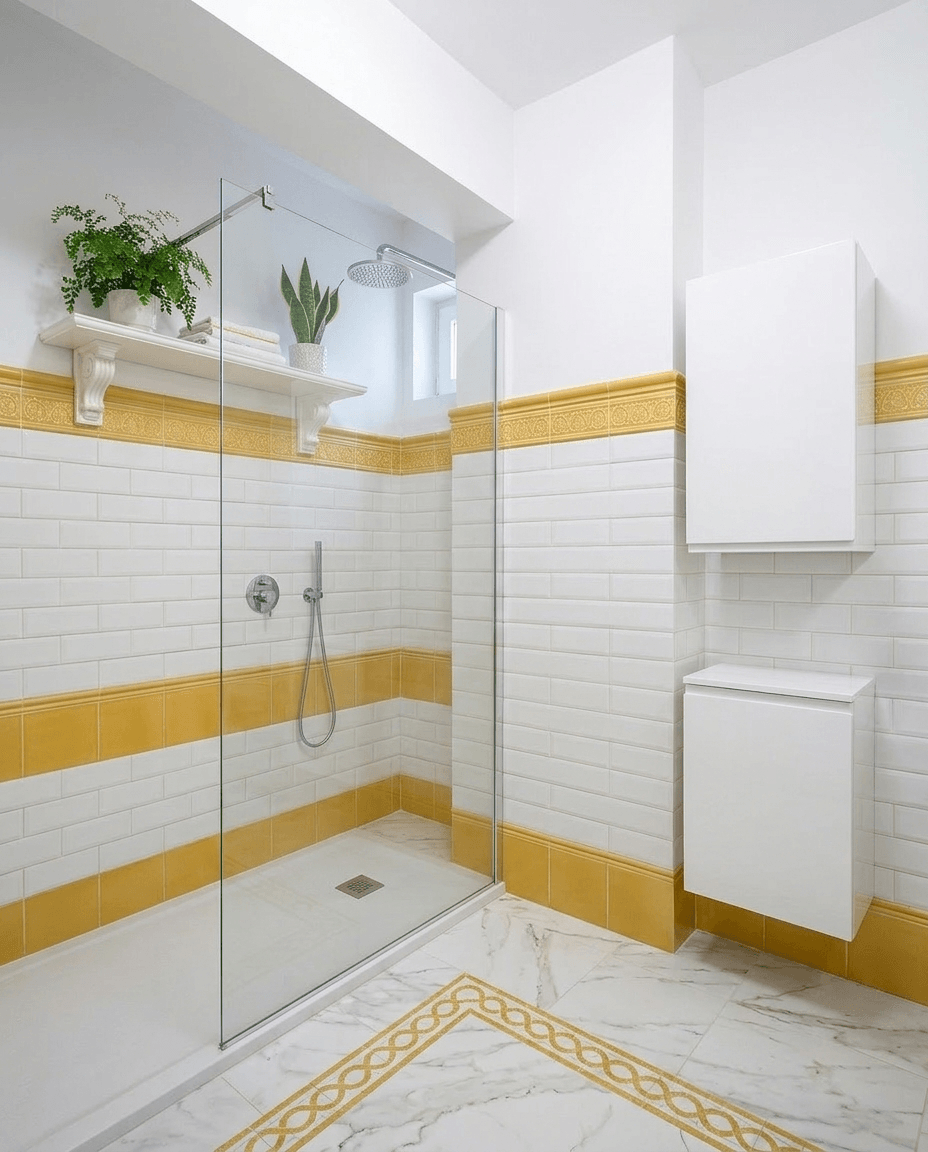 Interior design in Neoclassic style — Bathroom by GenRoom AI