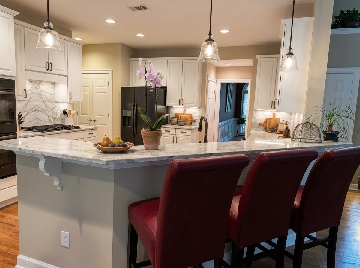 Kitchen interior in Rustic style — photo by GenRoom AI