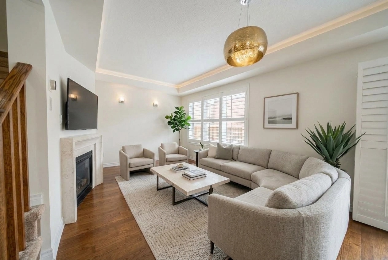 Interior design in Transitional style — Living Room by GenRoom AI