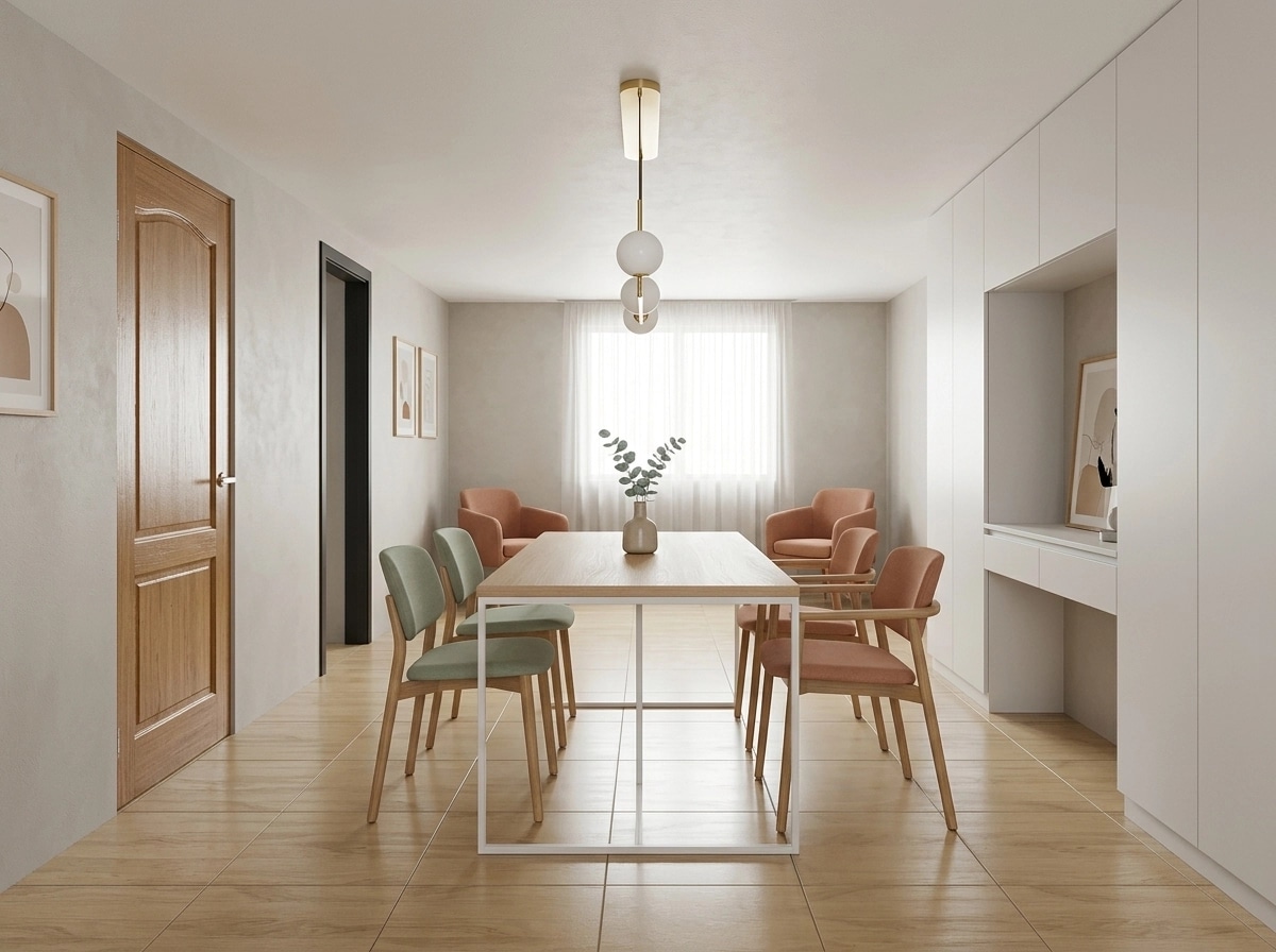 Interior design in Minimalism style — dining_room by GenRoom AI
