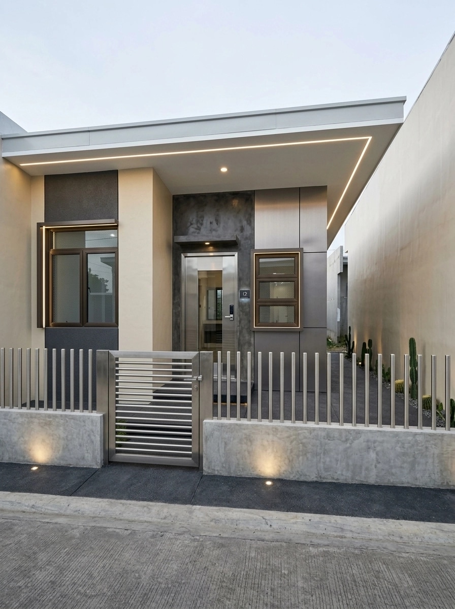 Facade design in Hi-Tech Facade style — Facade by GenRoom AI