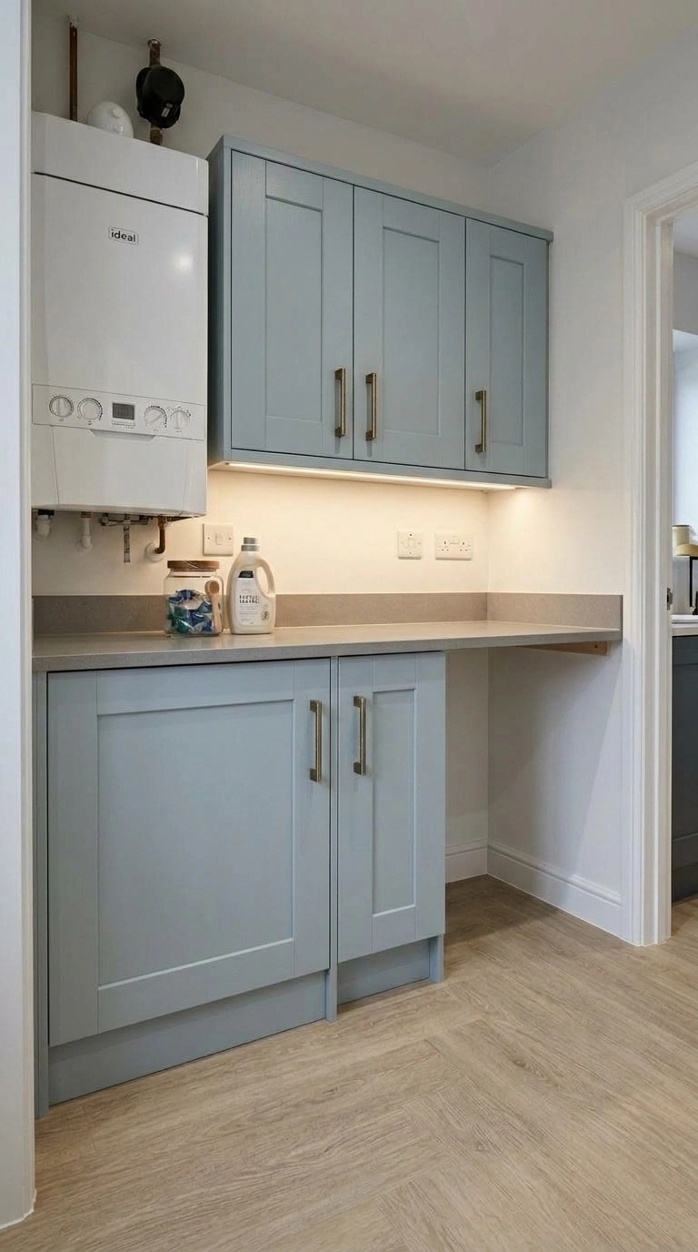 Interior design in Contemporary style — laundry by GenRoom AI