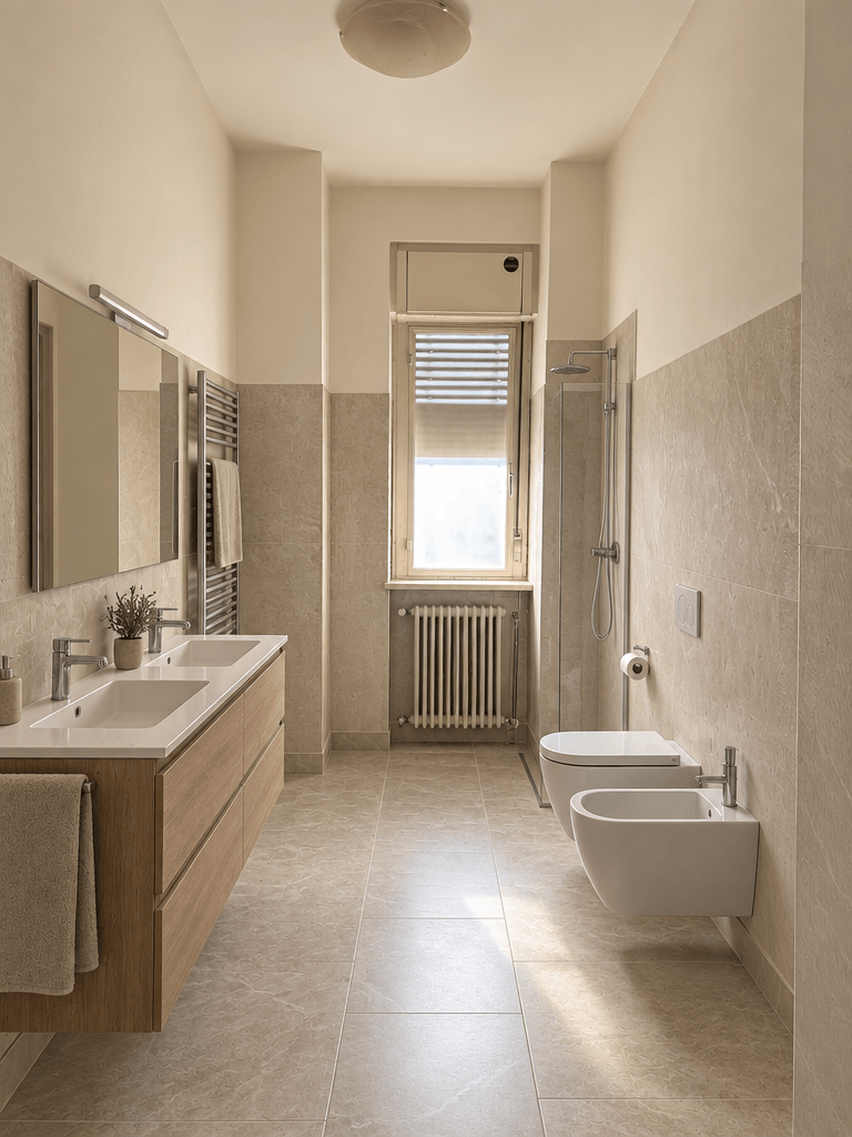 Bathroom interior in no_style style — photo by GenRoom AI