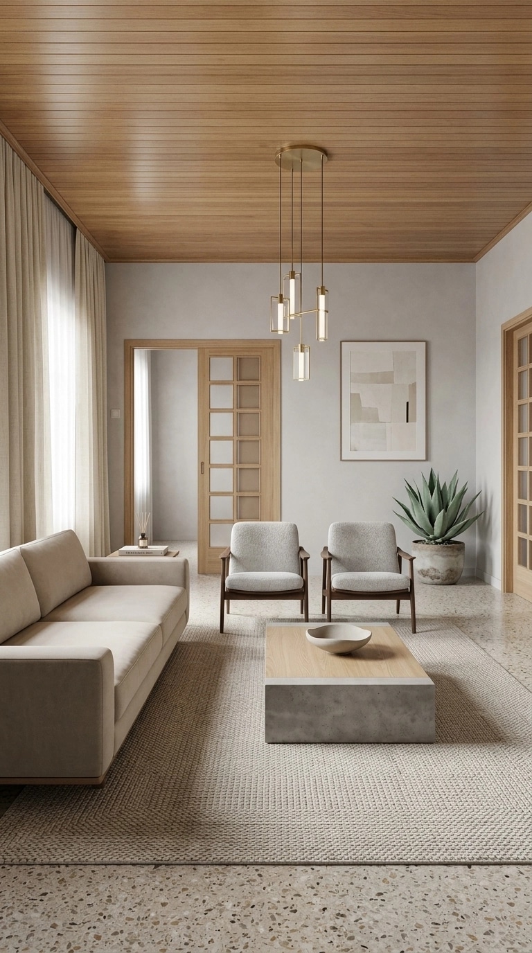 Minimalism Living Room design — interior photo by GenRoom AI