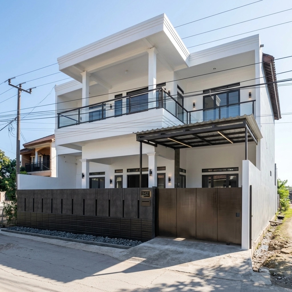 Minimalist Facade Facade design — facade photo by GenRoom AI