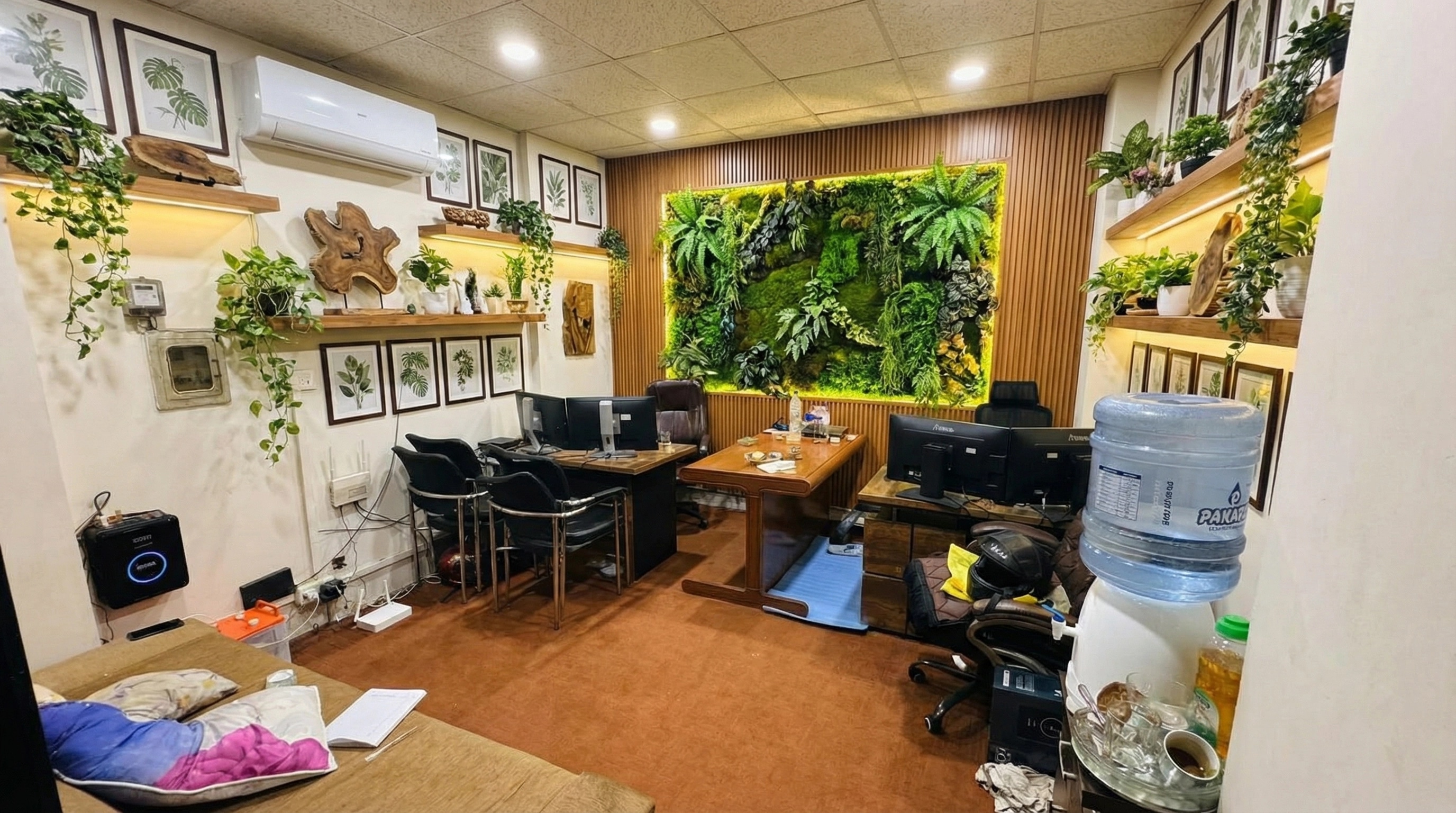 Interior design in Biophilic style — Office by GenRoom AI