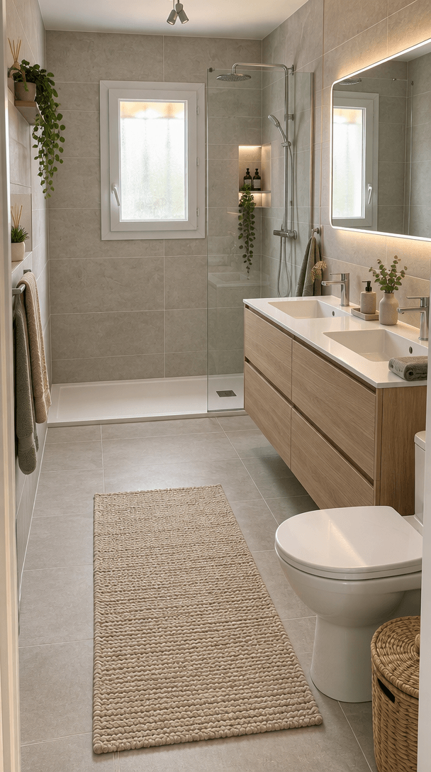 Interior design in Contemporary style — Bathroom by GenRoom AI