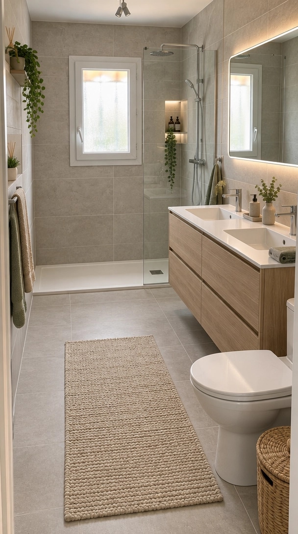 Interior design in Contemporary style — Bathroom by GenRoom AI