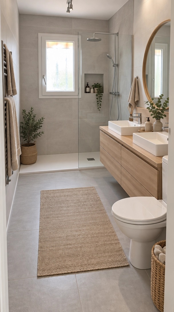 Interior design in Scandinavian style — Bathroom by GenRoom AI