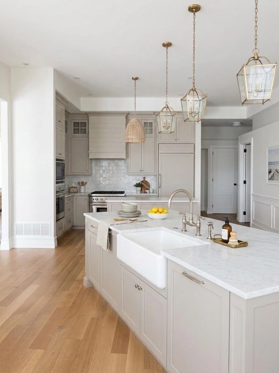 Design d'intérieur en style Coastal / Hamptons — Cuisine par GenRoom AI