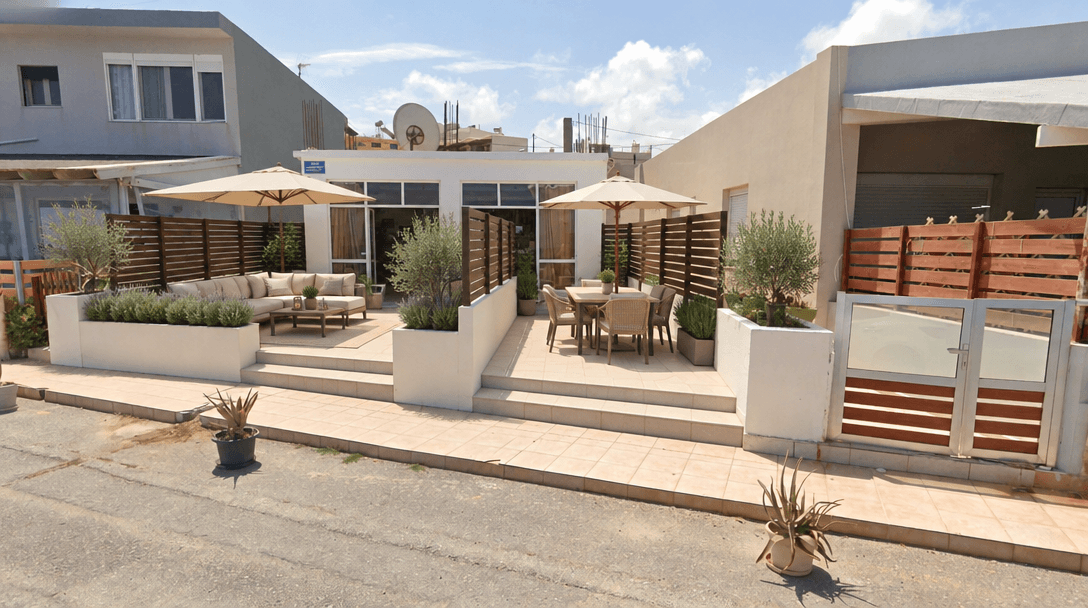 Landscape design in Minimalist Yard style — Yard by GenRoom AI