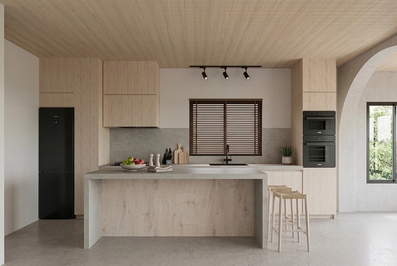Interior design in Scandinavian style — Kitchen by GenRoom AI