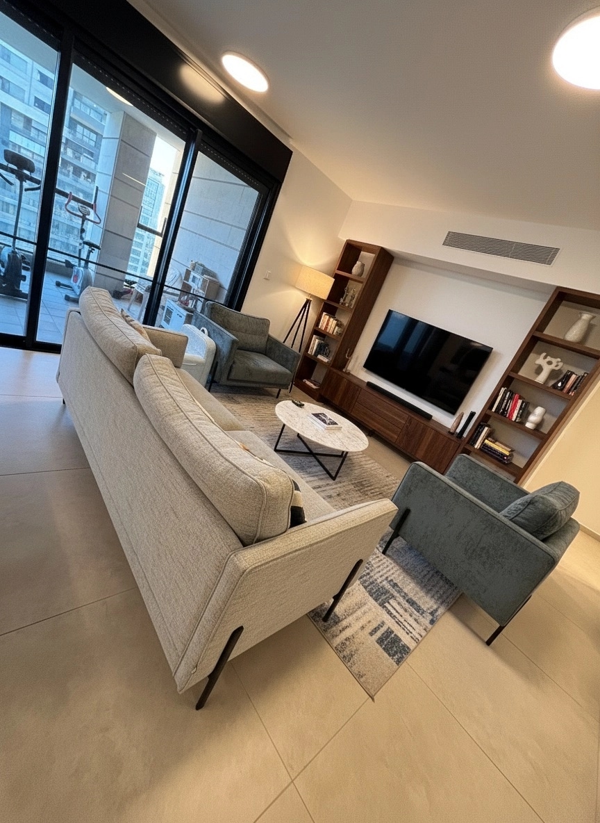 Interior design in Contemporary style — Living Room by GenRoom AI