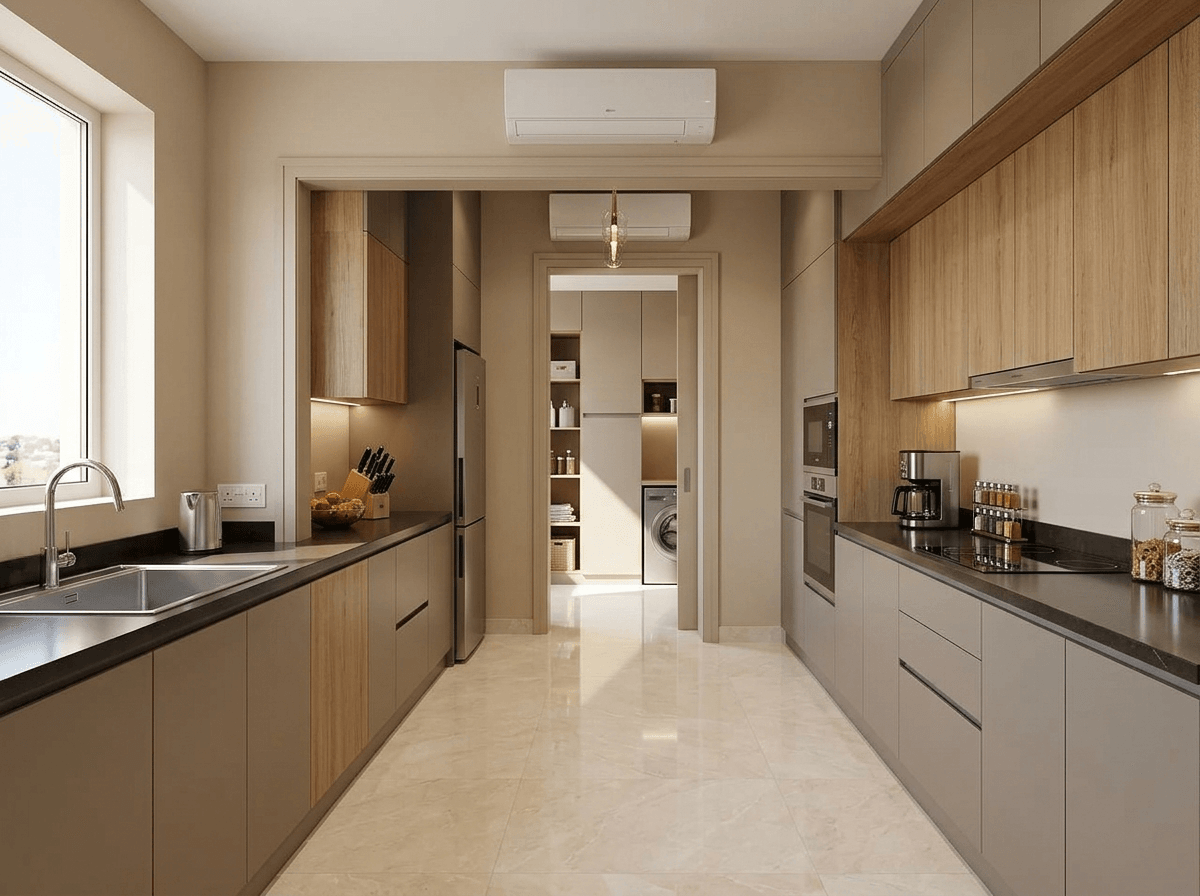 Kitchen interior in no_style style — photo by GenRoom AI