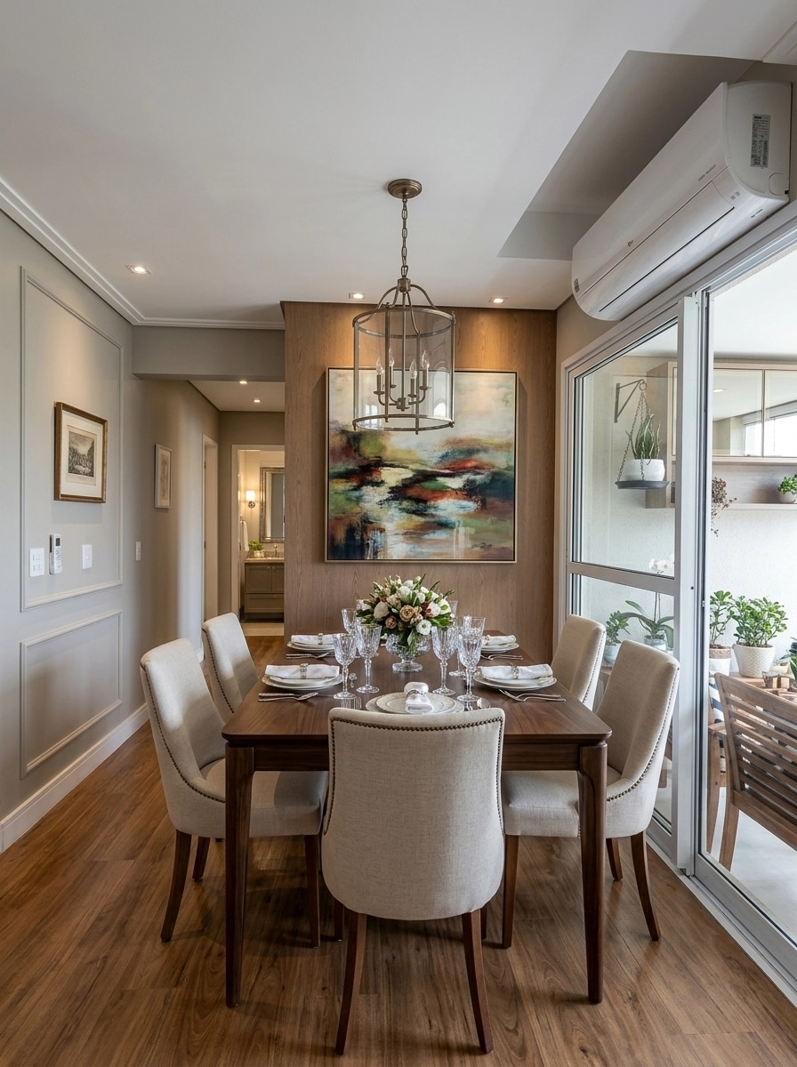 Interior design in Transitional style — dining_room by GenRoom AI