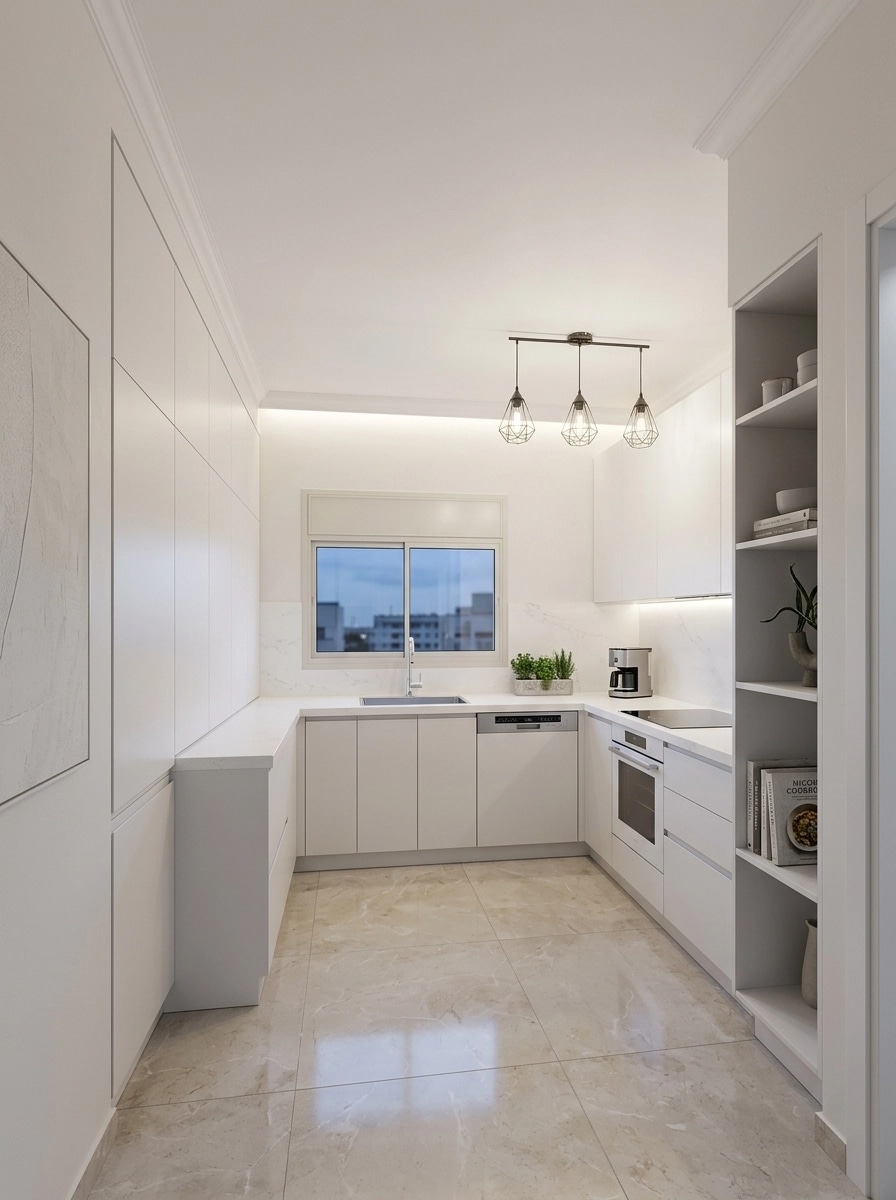 Minimalism Kitchen design — interior photo by GenRoom AI