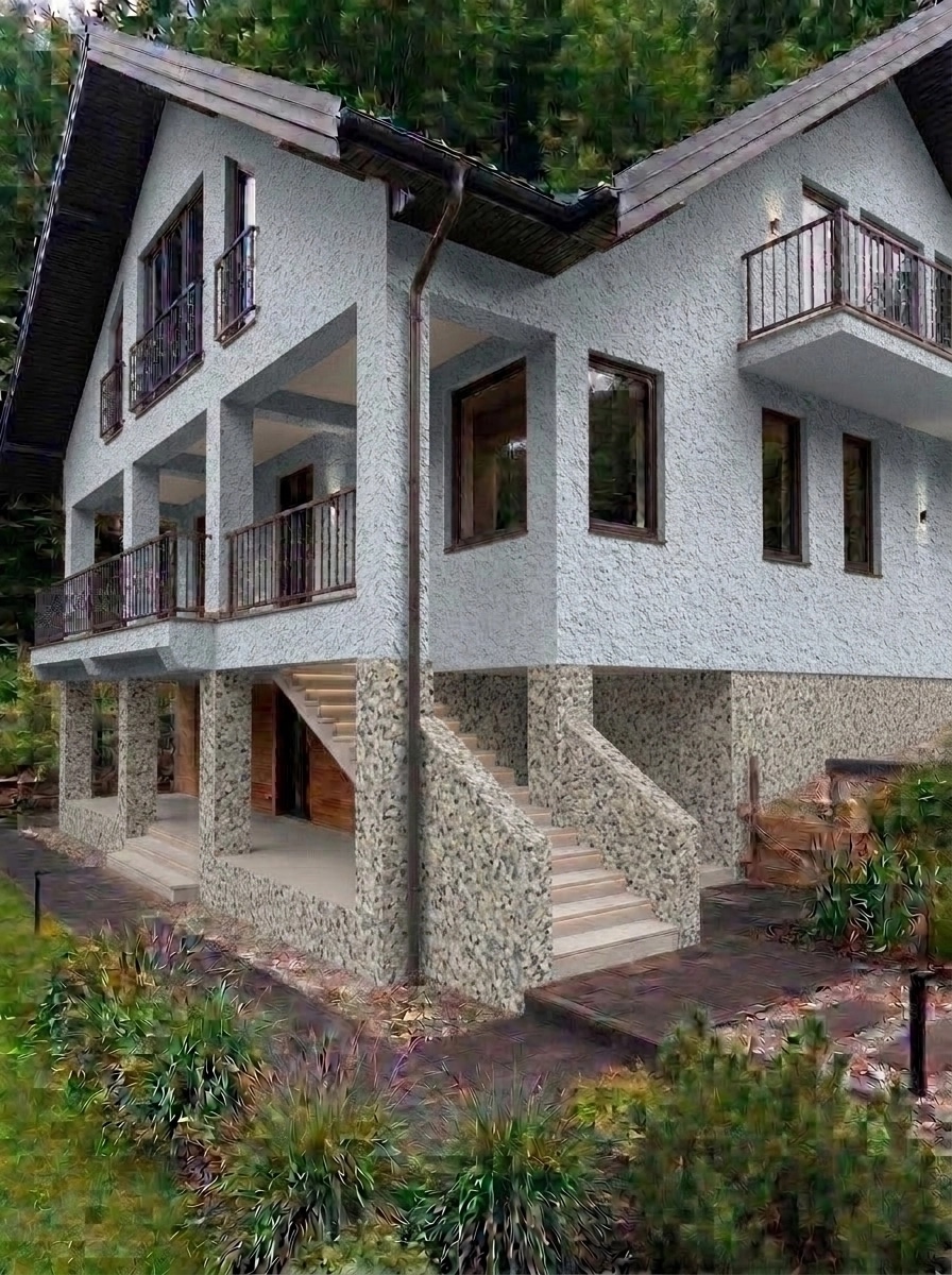 Contemporary Facade Façade design — facade photo by GenRoom AI