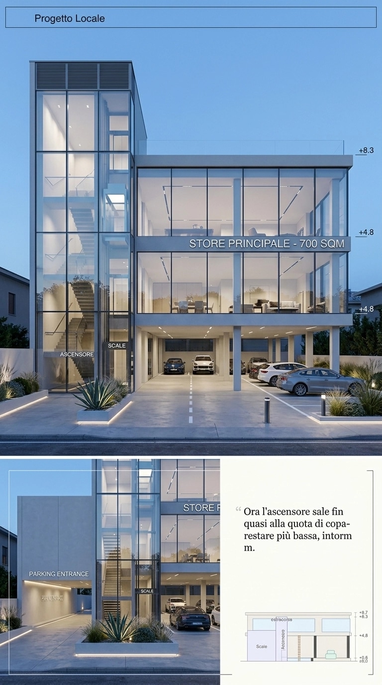 Minimalist Facade Facade design — facade photo by GenRoom AI