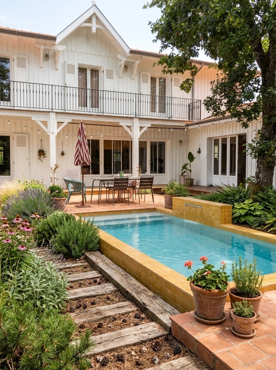Country Rustic Garden Yard design — yard photo by GenRoom AI