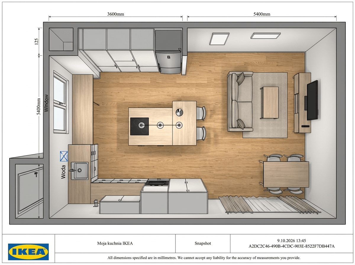 Kitchen interior in no_style style — photo by GenRoom AI