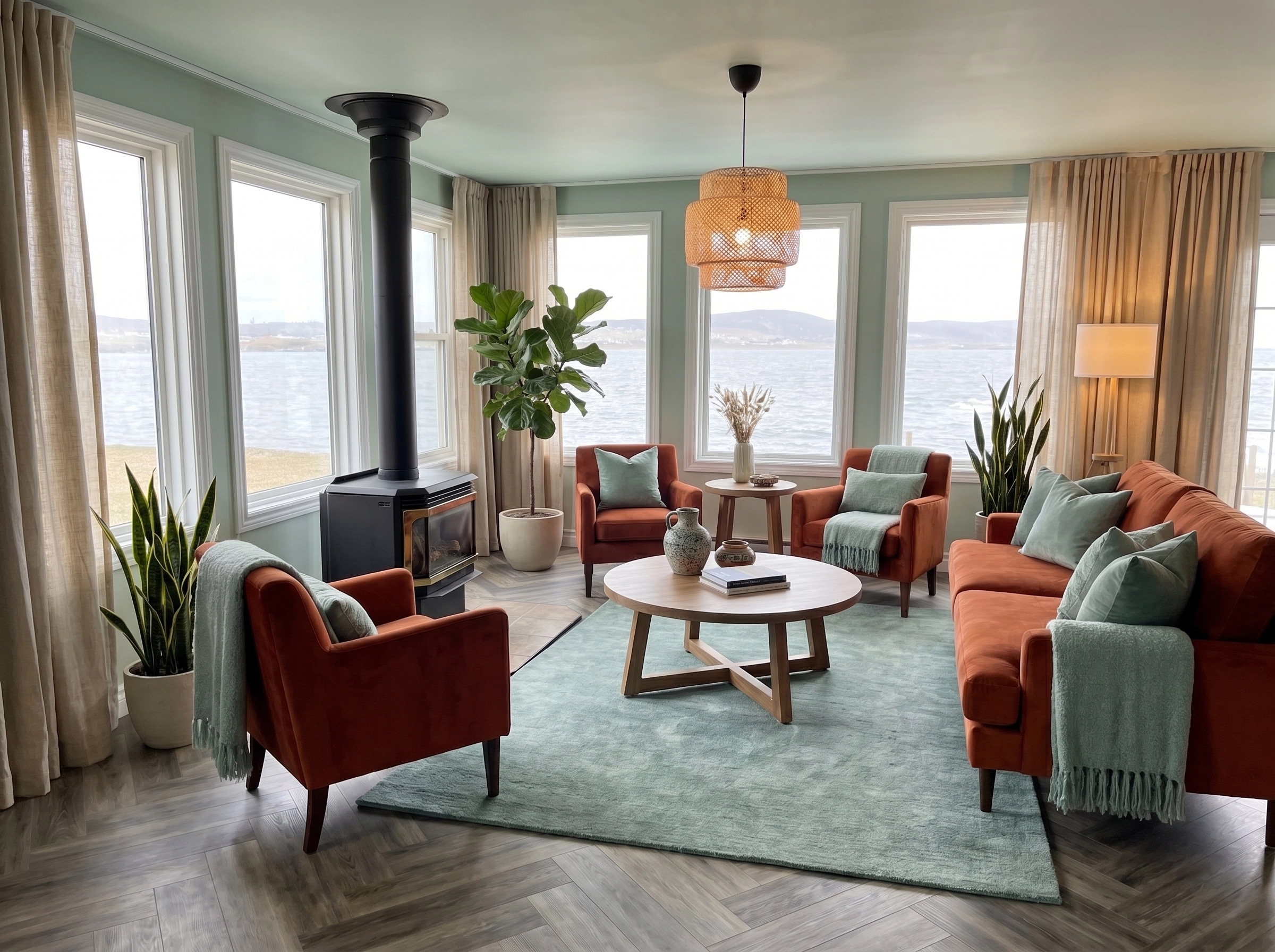 Interior design in Contemporary style — Living Room by GenRoom AI
