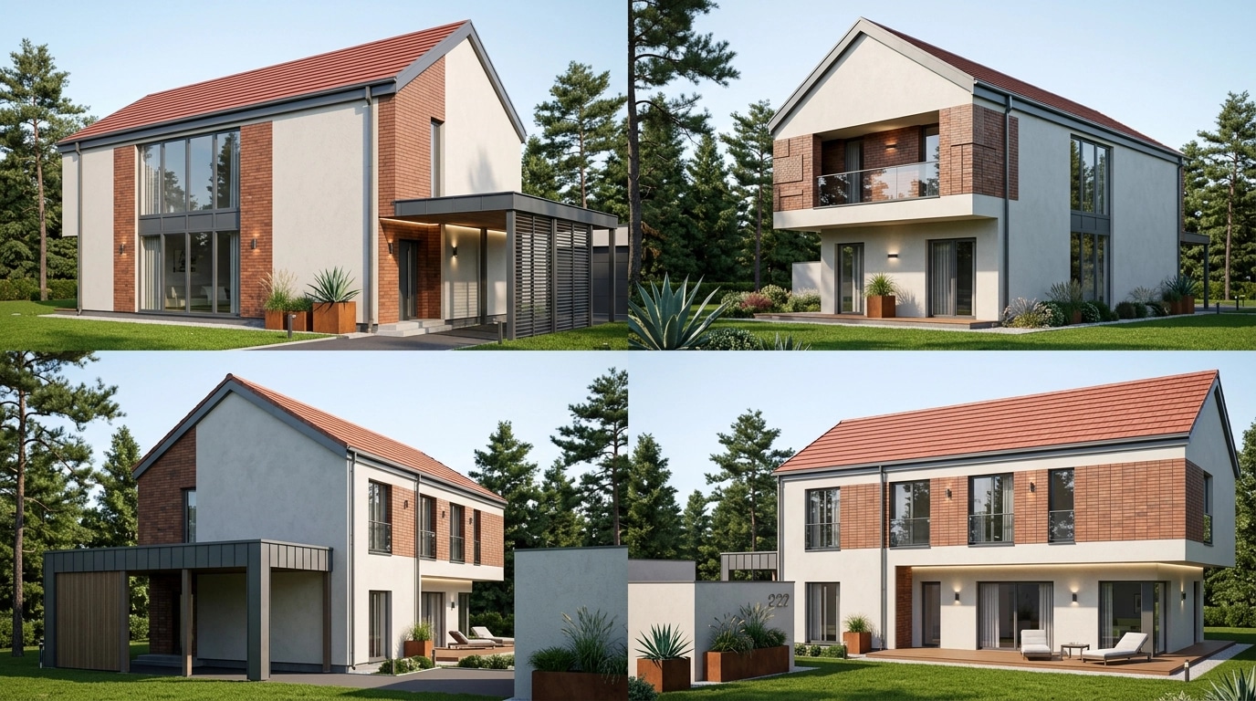 Contemporary Facade Facade design — facade photo by GenRoom AI