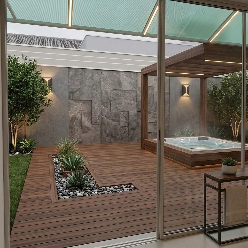 Yard design in no_style style — photo by GenRoom AI