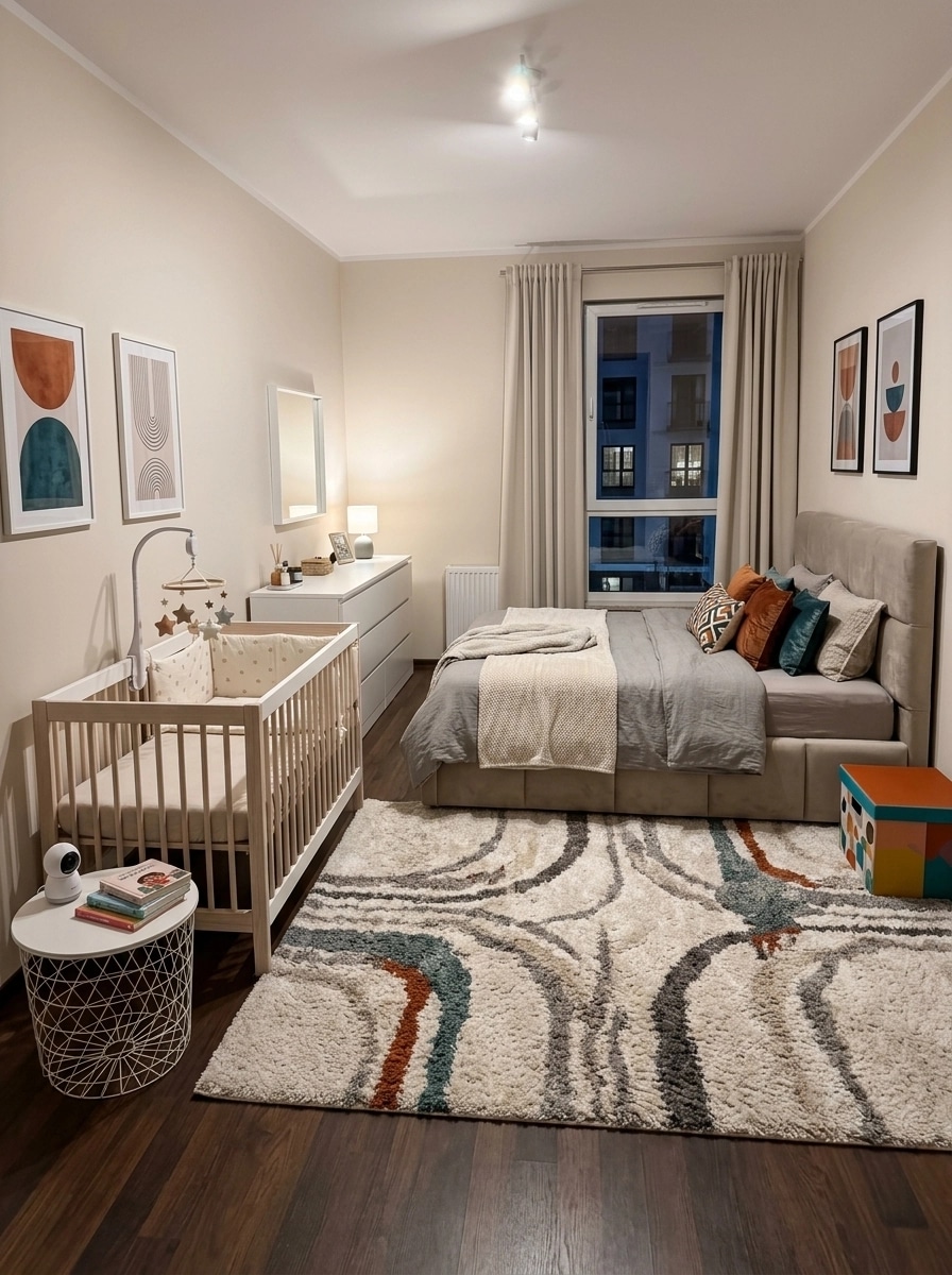 Contemporary Bedroom design — interior photo by GenRoom AI