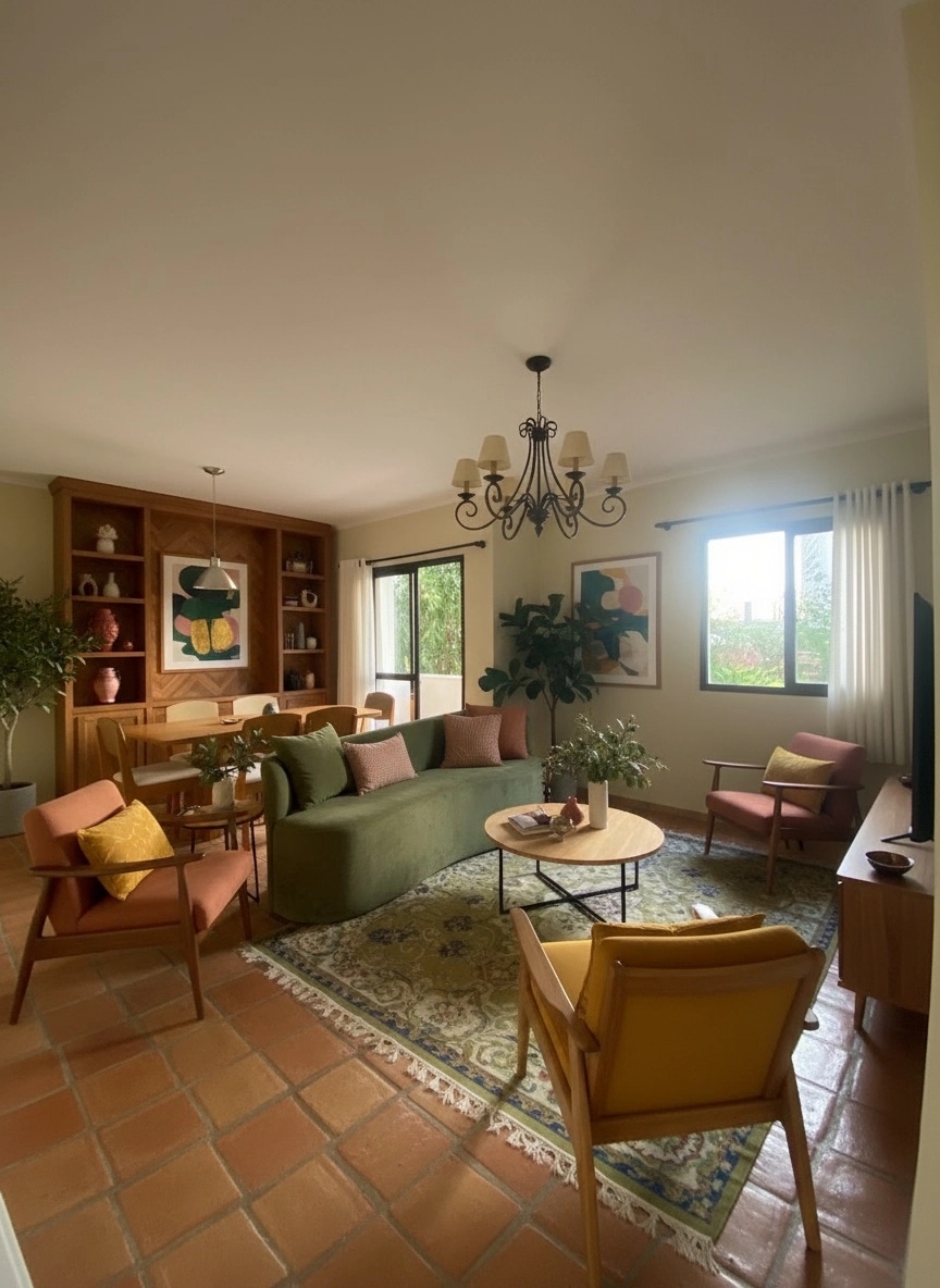 Interior design in Mediterranean style — Living Room by GenRoom AI
