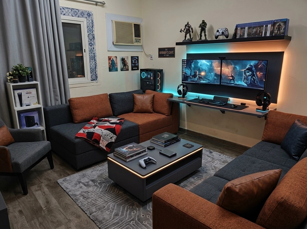 Interior design in Contemporary style — Living Room by GenRoom AI