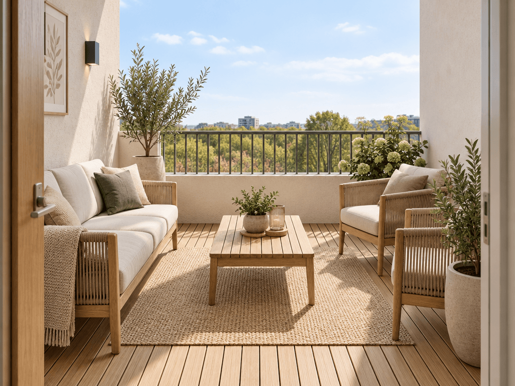 Design d'intérieur en style Scandinavian — terrace par GenRoom AI