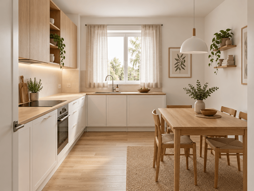 Scandinavian Kitchen design — interior photo by GenRoom AI