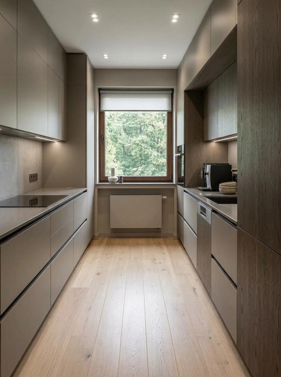Kitchen interior in Contemporary style — photo by GenRoom AI