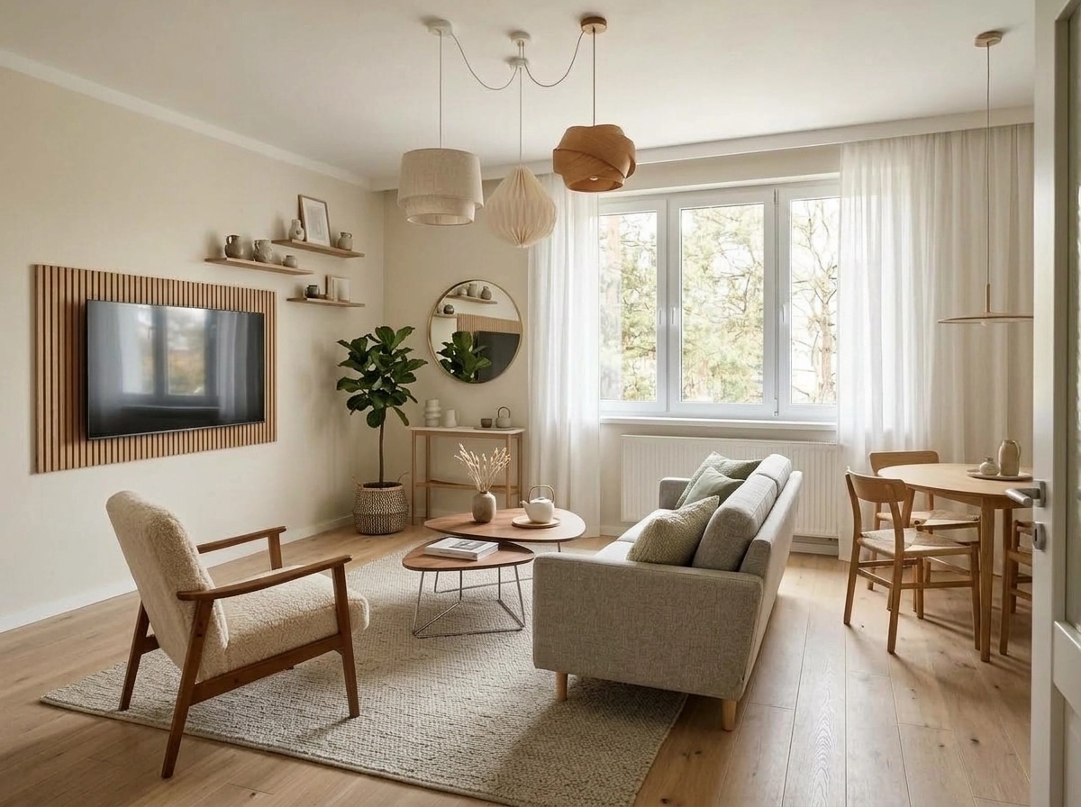 Scandinavian Living Room design — interior photo by GenRoom AI