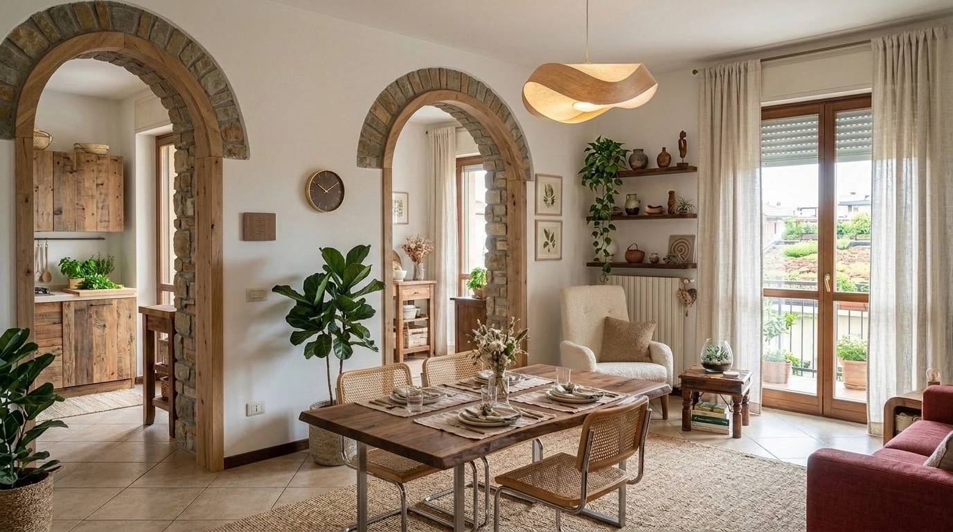 Interior design in Biophilic style — dining_room by GenRoom AI
