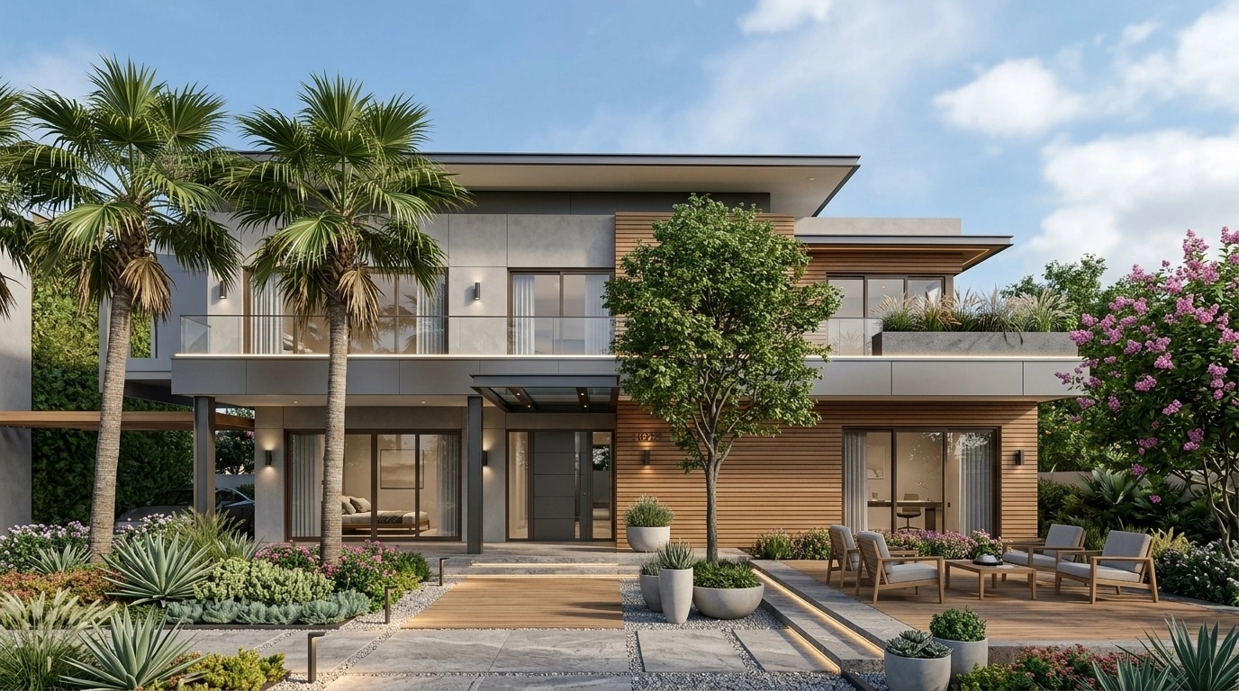 Facade design in Contemporary Facade style — Facade by GenRoom AI
