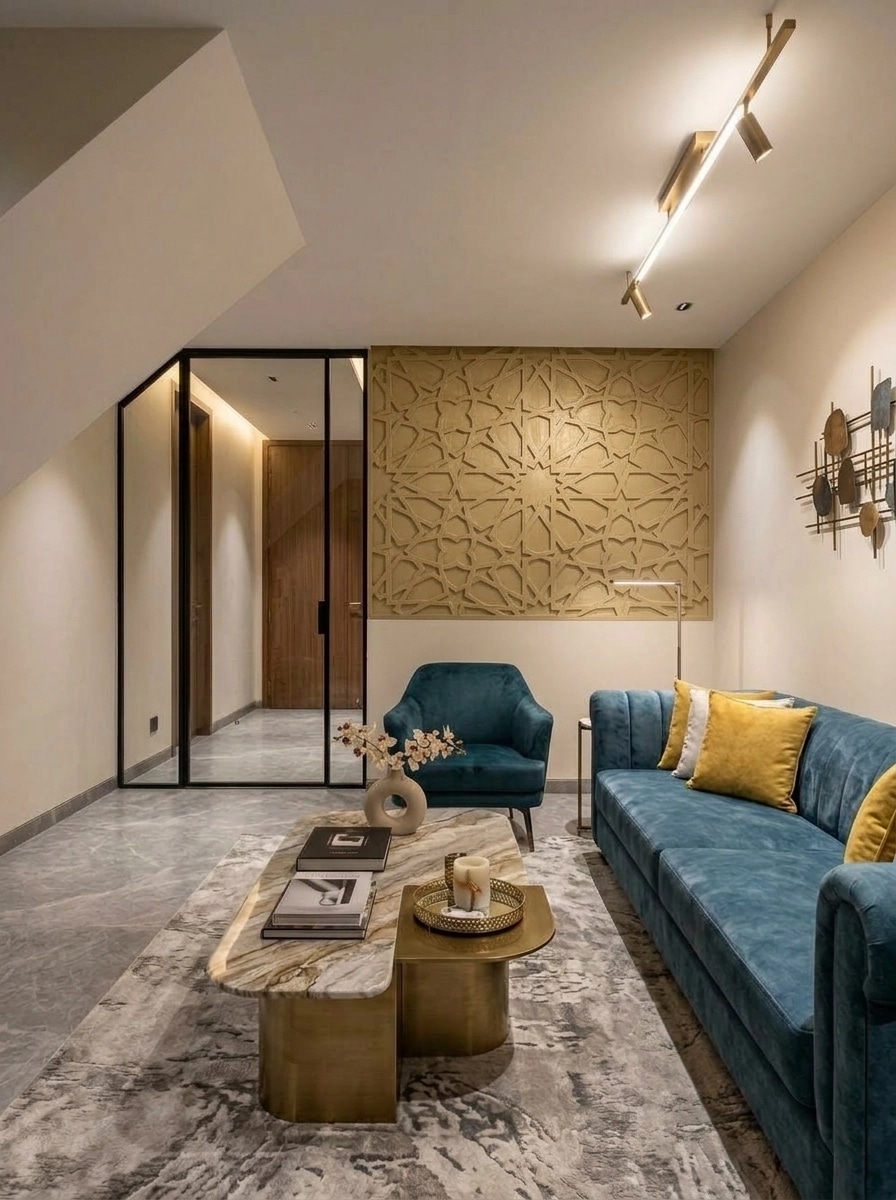 Interior design in Contemporary style — Living Room by GenRoom AI