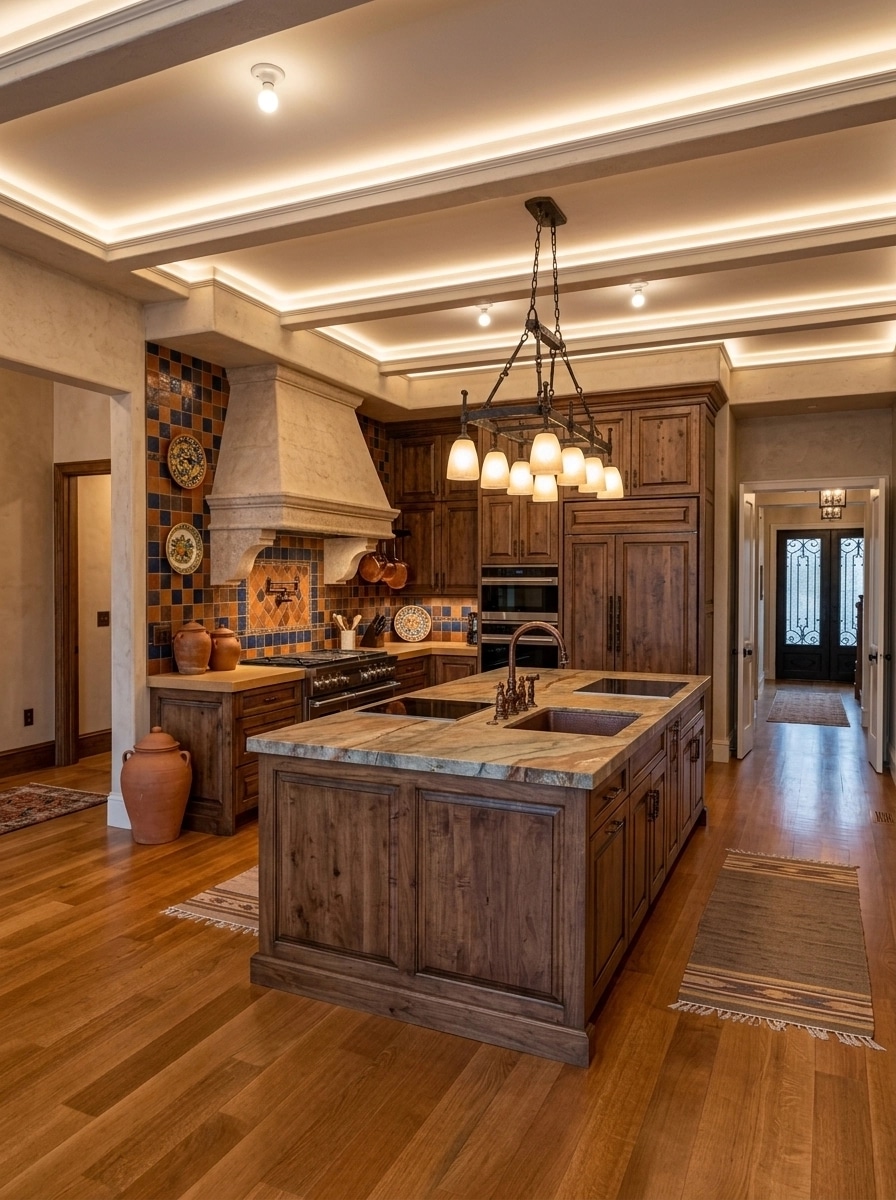 Mediterranean Kitchen design — interior photo by GenRoom AI