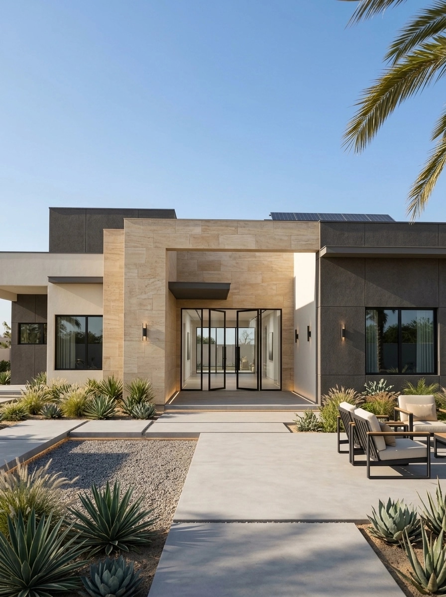 Contemporary Facade Facade design — facade photo by GenRoom AI
