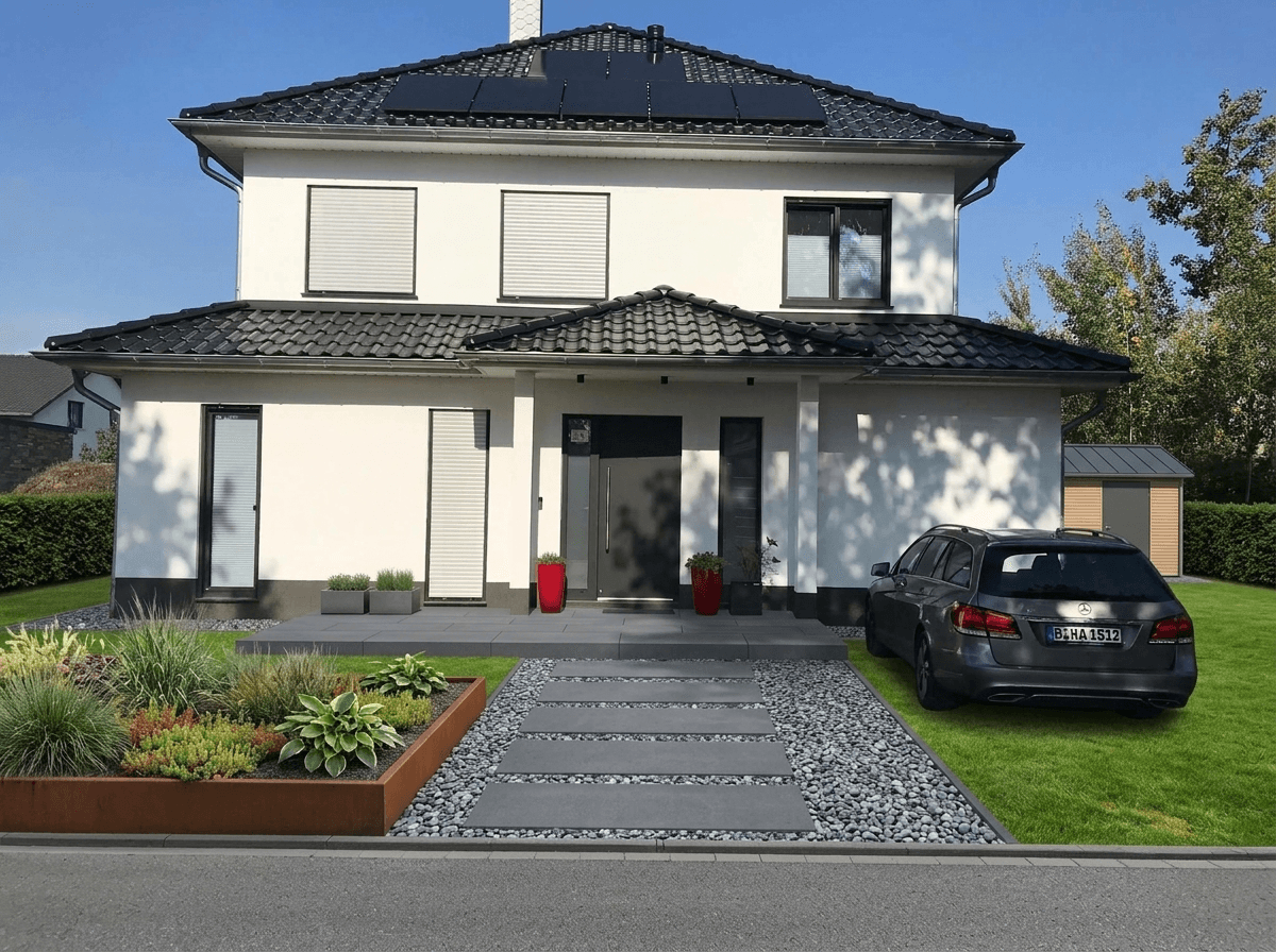 Yard design in no_style style — photo by GenRoom AI