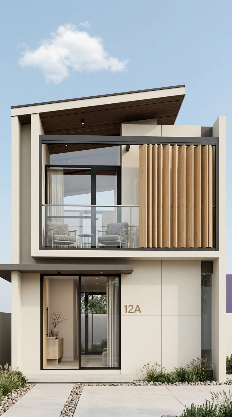 Scandinavian Facade Facade design — facade photo by GenRoom AI